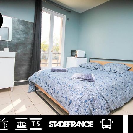 08 - Chambre Proche Paris Et Transports Avec Tv Wifi Saint-Denis  Zewnętrze zdjęcie